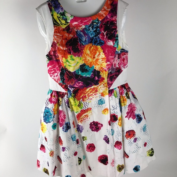 Prabal Gurung For Target Floral Crush Dress Sz 8 - Picture 2 of 6